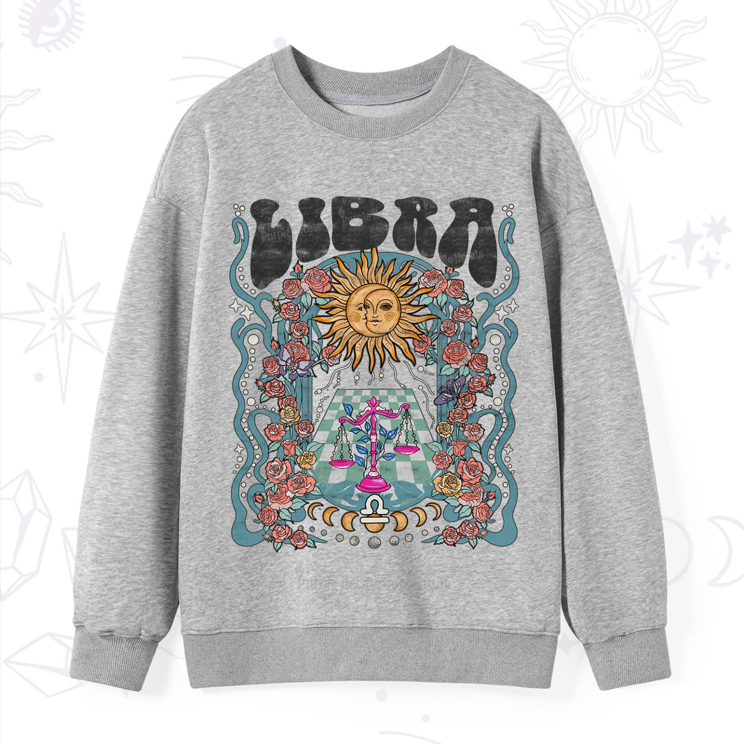 Purplehecate Libra Spirit Zodiac Sweatshirt