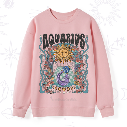 Purplehecate Aquarius Spirit Zodiac Sweatshirt