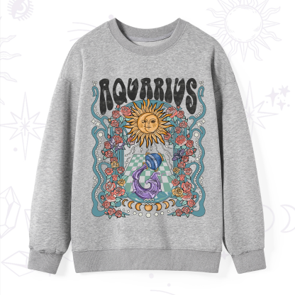 Purplehecate Aquarius Spirit Zodiac Sweatshirt