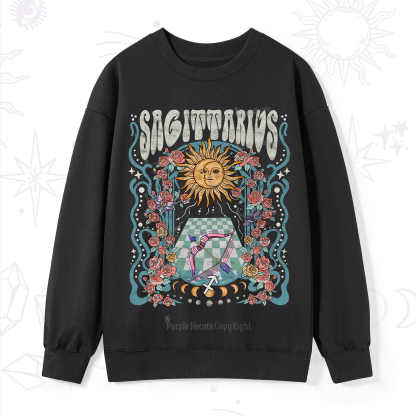 Purplehecate Sagittarius Spirit Zodiac Sweatshirt