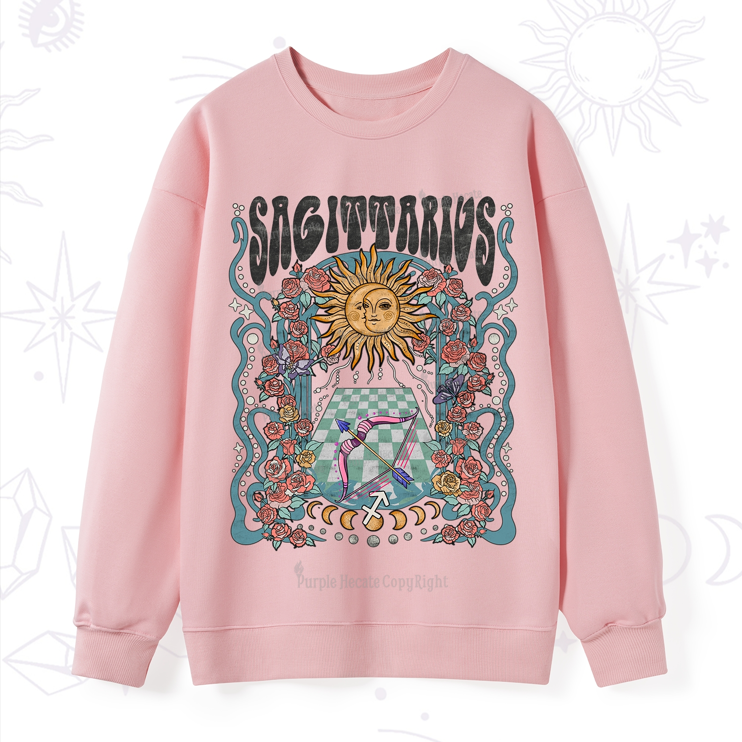 Purplehecate Sagittarius Spirit Zodiac Sweatshirt