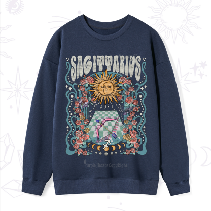 Purplehecate Sagittarius Spirit Zodiac Sweatshirt