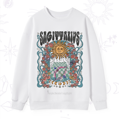 Purplehecate Sagittarius Spirit Zodiac Sweatshirt