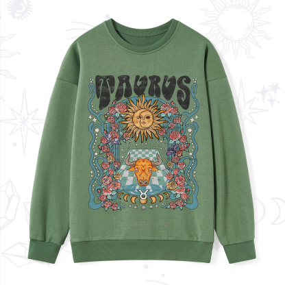 Purplehecate Taurus Spirit Zodiac Sweatshirt