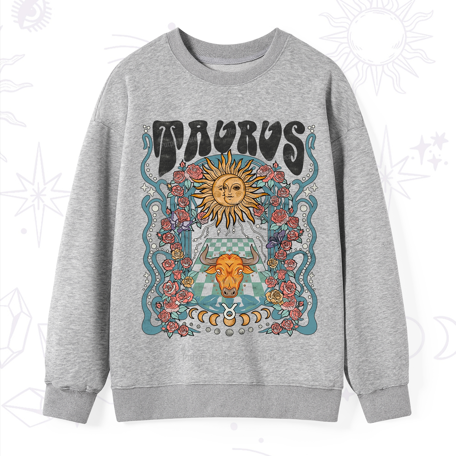 Purplehecate Taurus Spirit Zodiac Sweatshirt