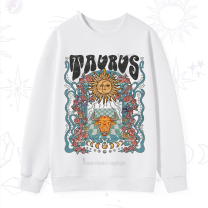 Purplehecate Taurus Spirit Zodiac Sweatshirt