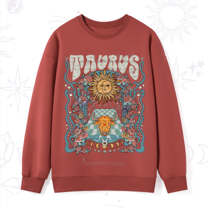 Purplehecate Taurus Spirit Zodiac Sweatshirt