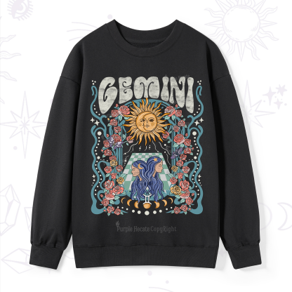 Purplehecate Gemini Spirit Zodiac Sweatshirt