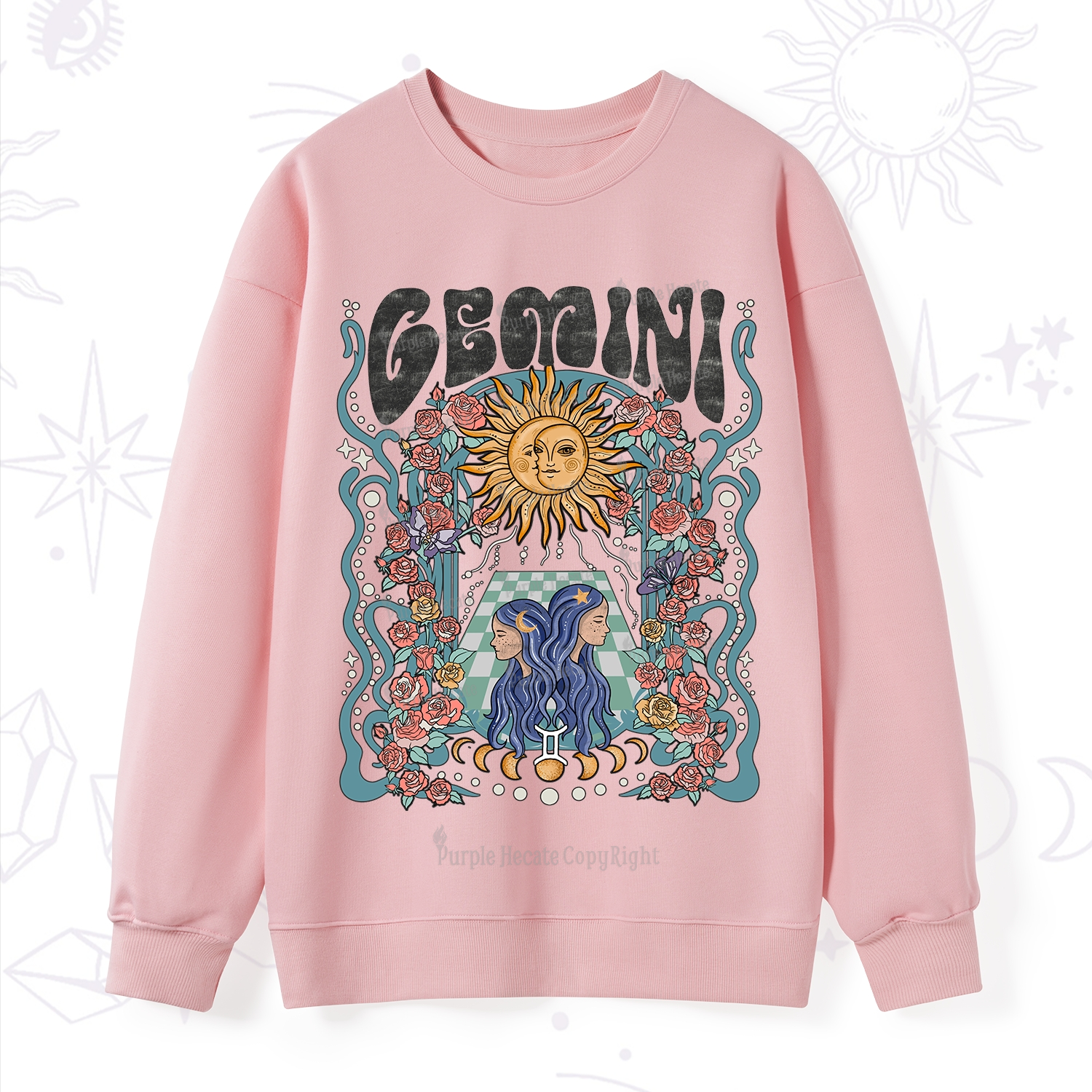 Purplehecate Gemini Spirit Zodiac Sweatshirt