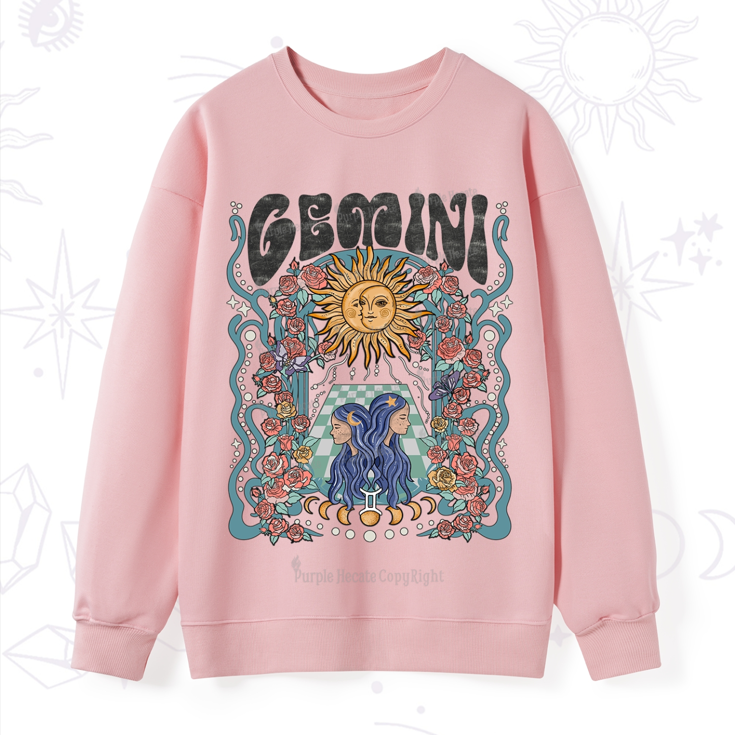Purplehecate Gemini Spirit Zodiac Sweatshirt