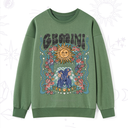 Purplehecate Gemini Spirit Zodiac Sweatshirt