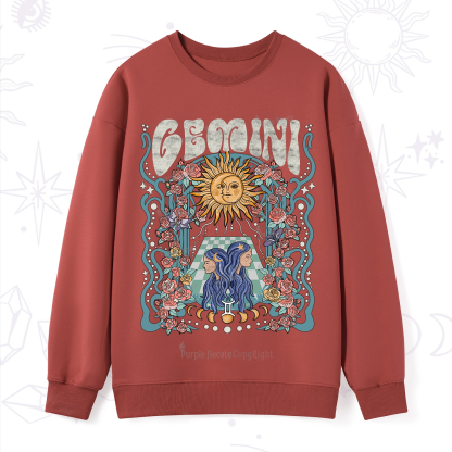 Purplehecate Gemini Spirit Zodiac Sweatshirt