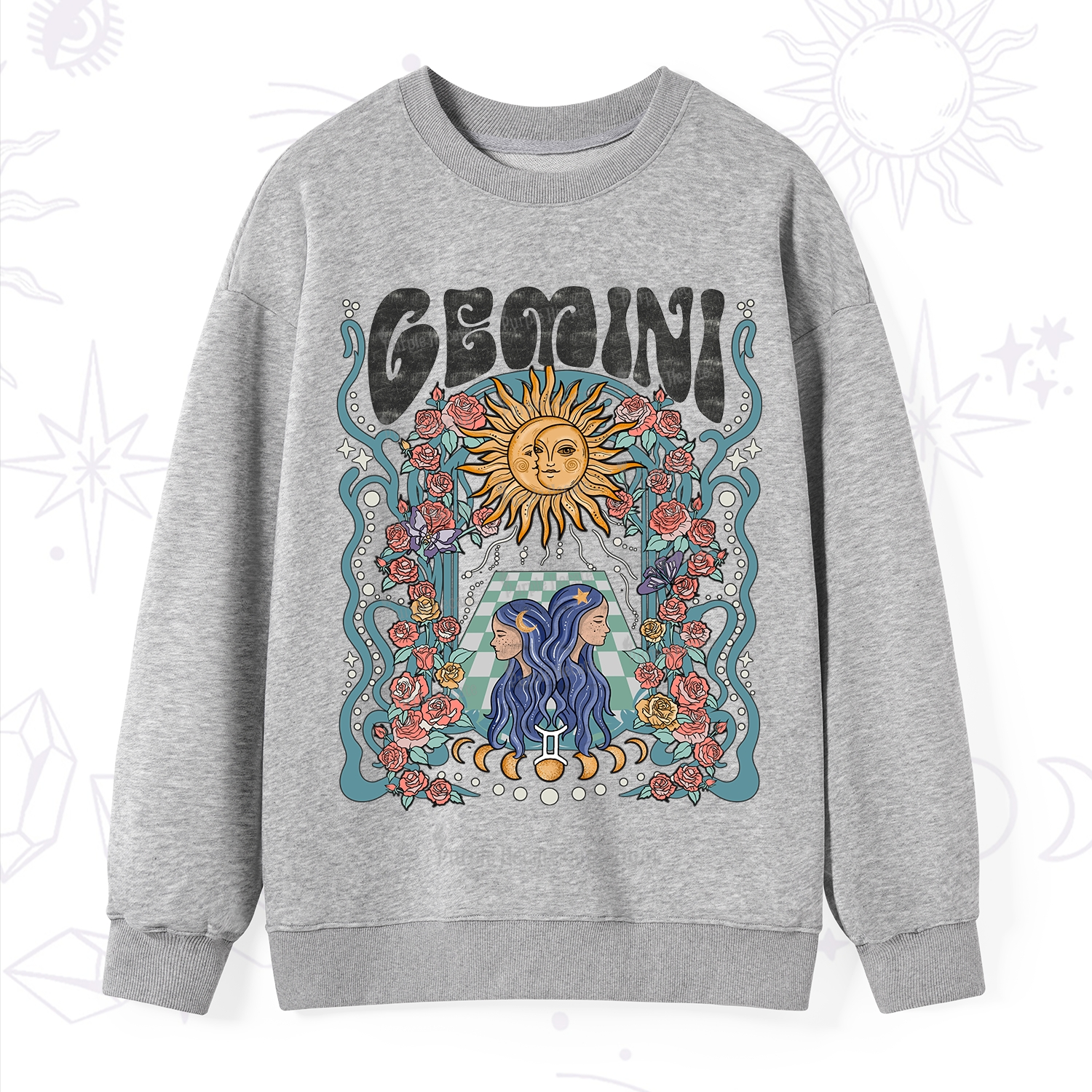 Purplehecate Gemini Spirit Zodiac Sweatshirt