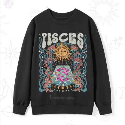 Purplehecate Pisces Spirit Zodiac Sweatshirt