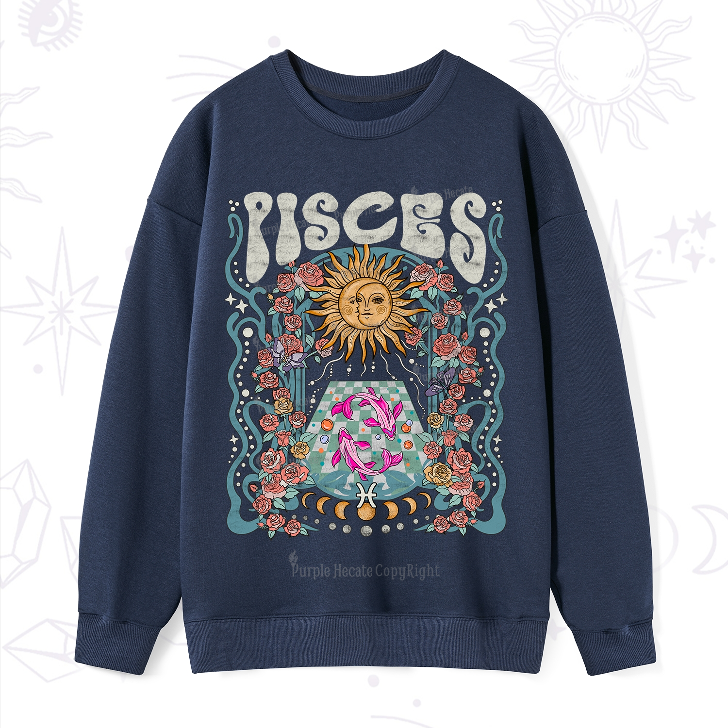 Purplehecate Pisces Spirit Zodiac Sweatshirt