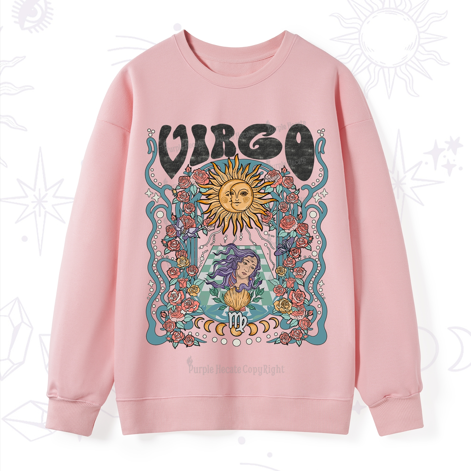 Purplehecate Virgo Spirit Zodiac Sweatshirt