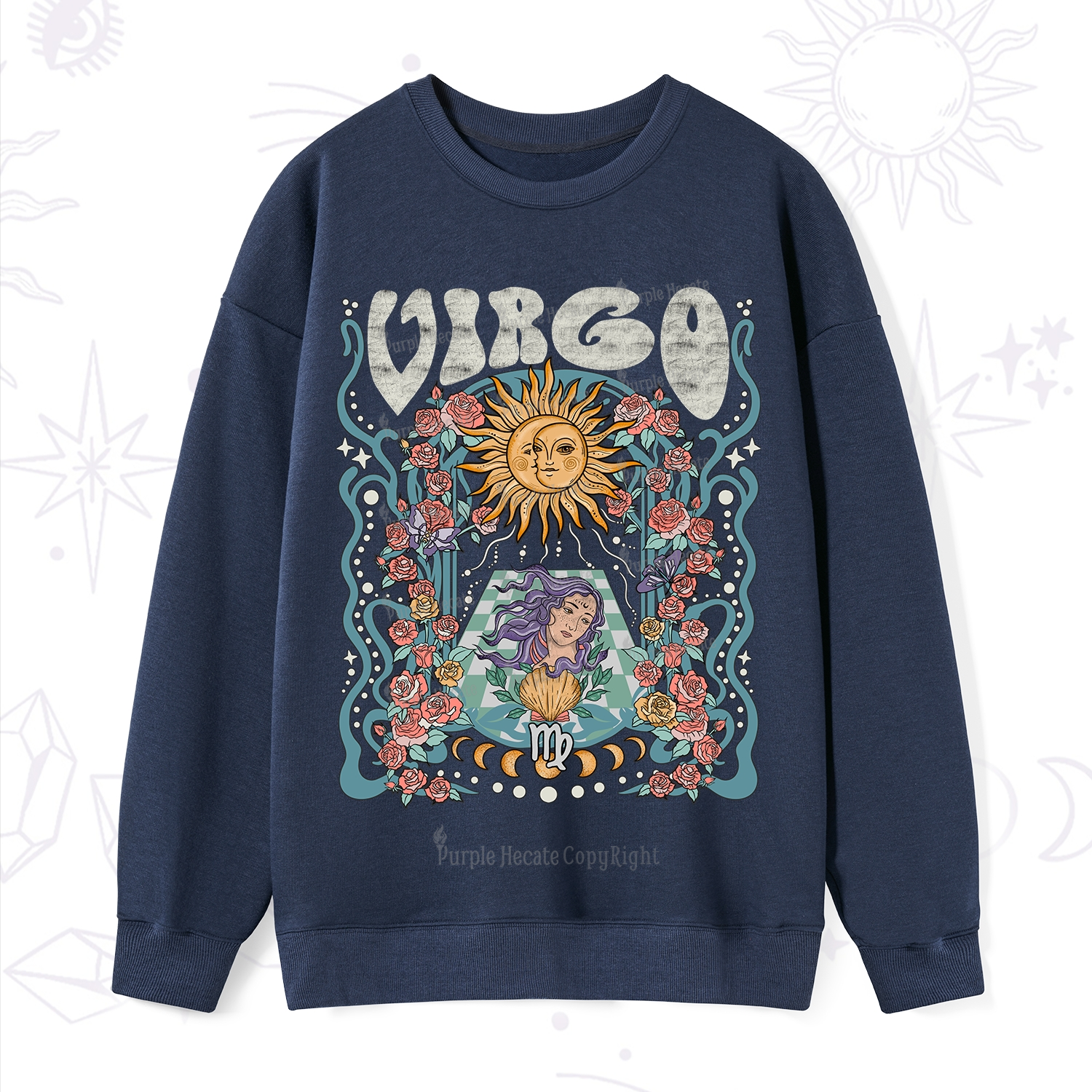 Purplehecate Virgo Spirit Zodiac Sweatshirt