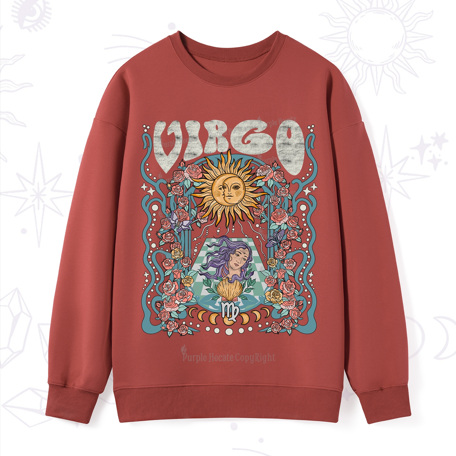 Purplehecate Virgo Spirit Zodiac Sweatshirt