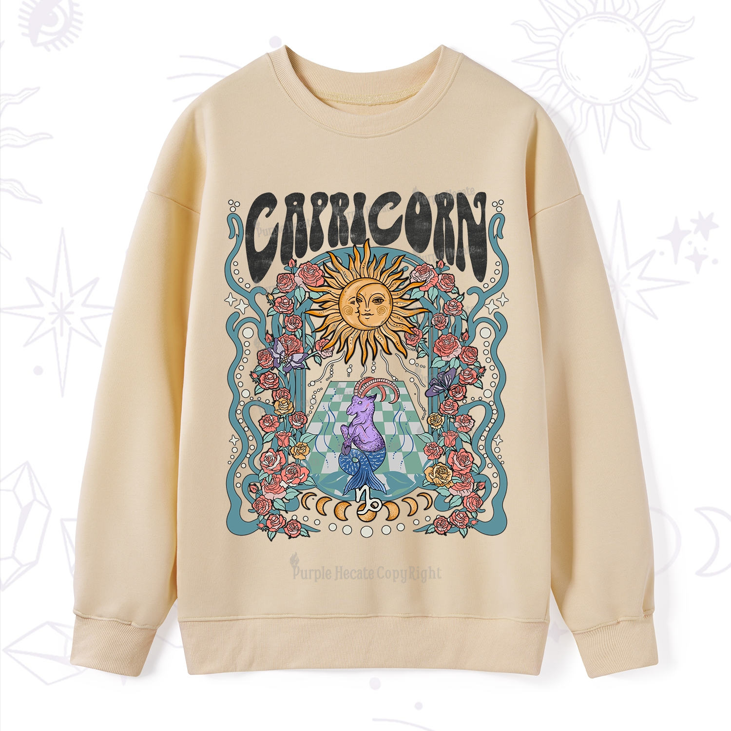 Purplehecate Capricorn Spirit Zodiac Sweatshirt