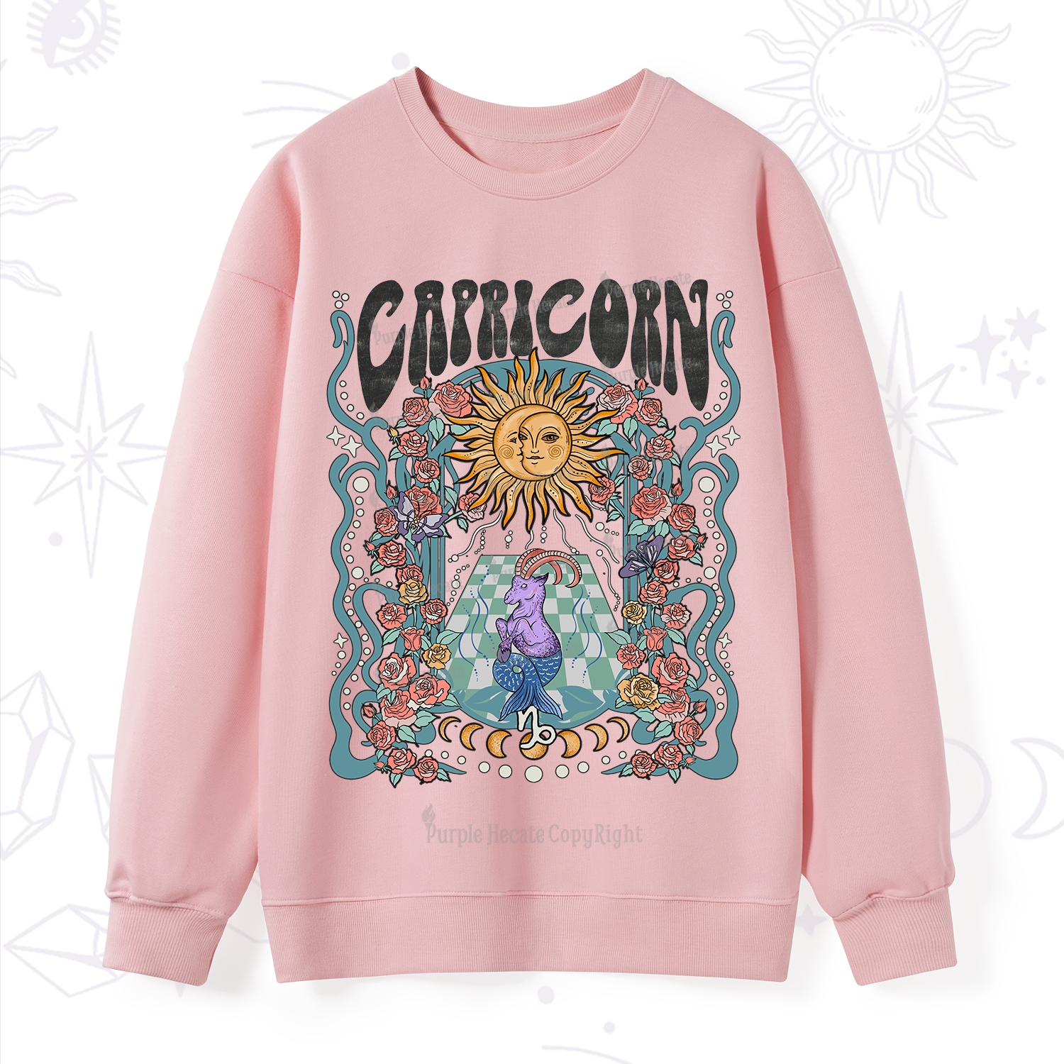 Purplehecate Capricorn Spirit Zodiac Sweatshirt