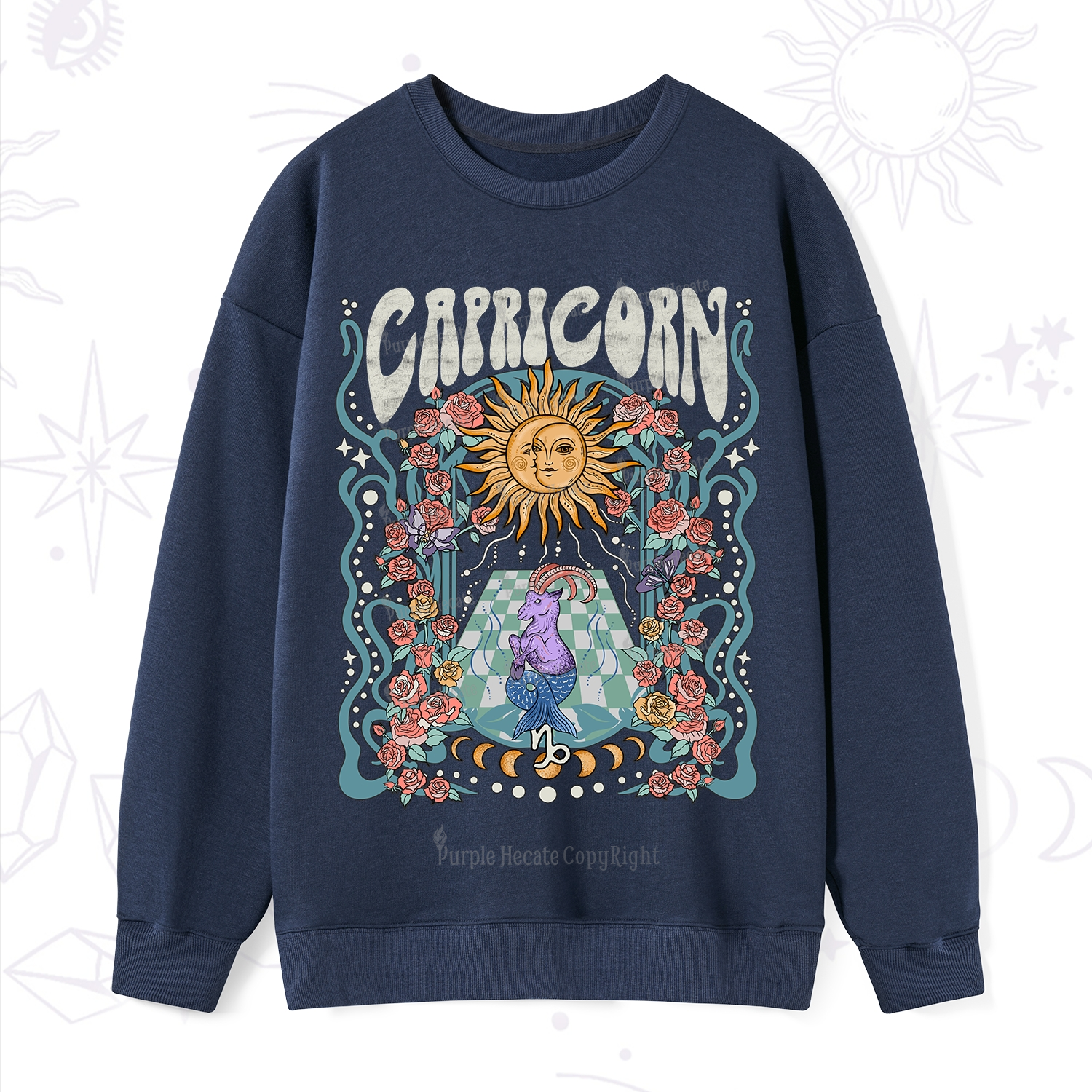 Purplehecate Capricorn Spirit Zodiac Sweatshirt