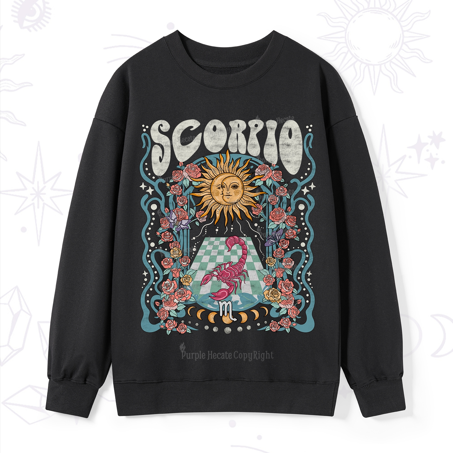 Purplehecate Scorpio Spirit Zodiac Sweatshirt