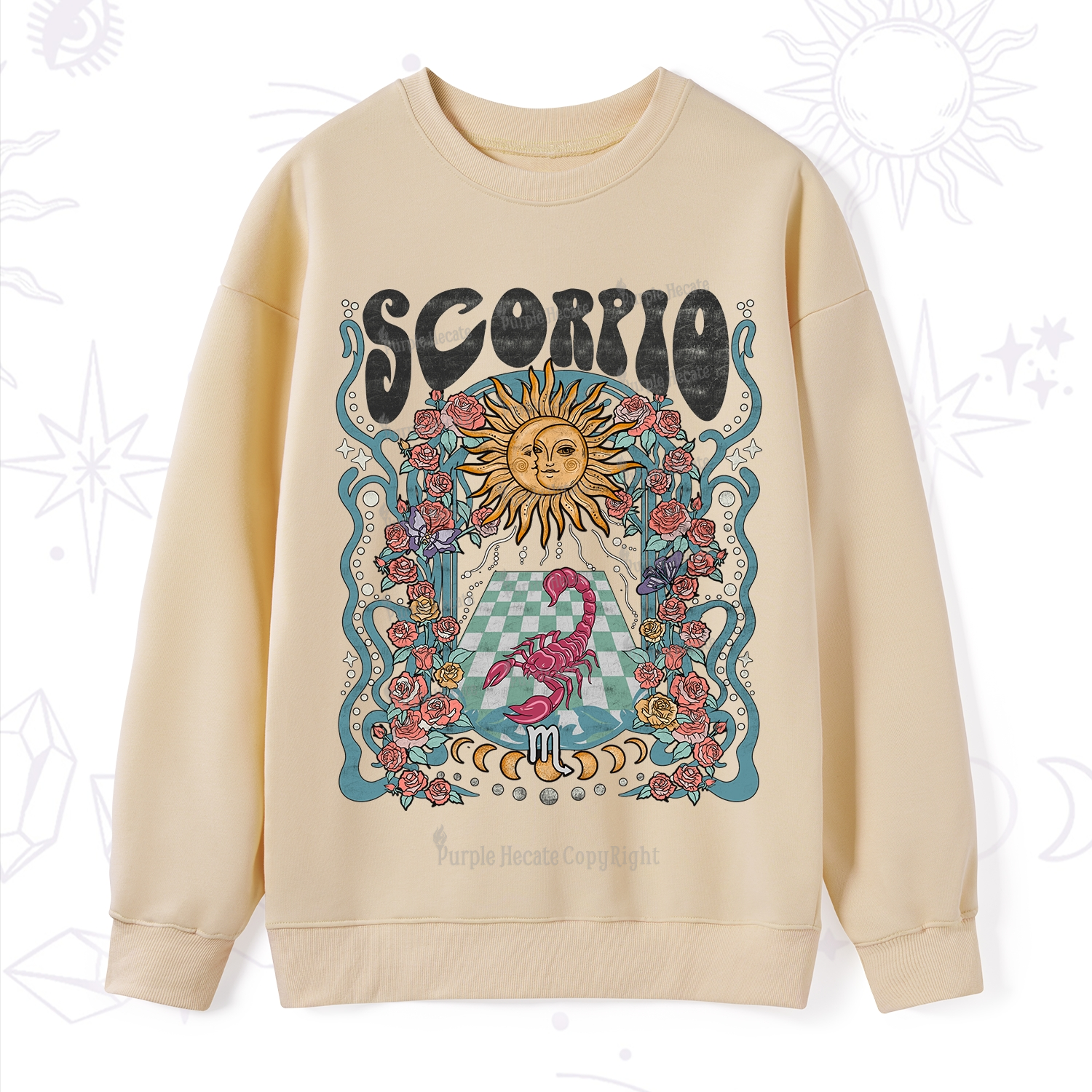 Purplehecate Scorpio Spirit Zodiac Sweatshirt