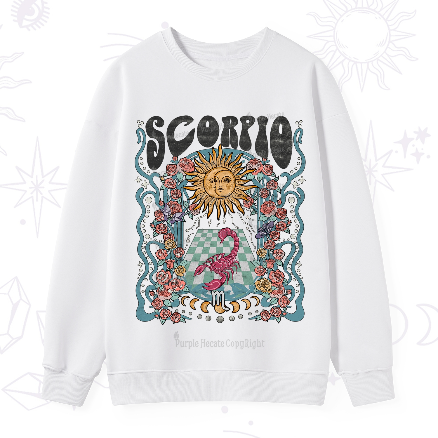 Purplehecate Scorpio Spirit Zodiac Sweatshirt