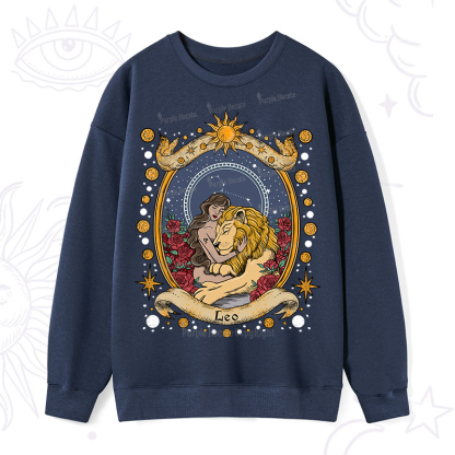 Purplehecate Celestial Leo Zodiac Sweatshirt