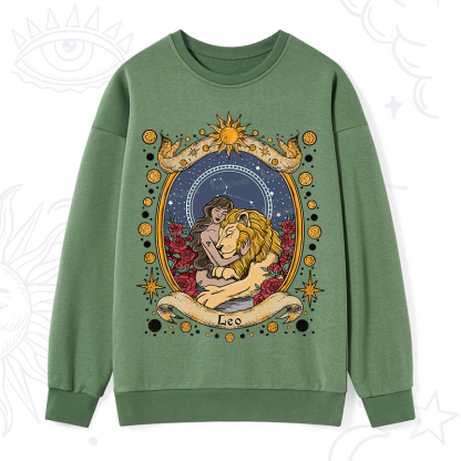 Purplehecate Celestial Leo Zodiac Sweatshirt