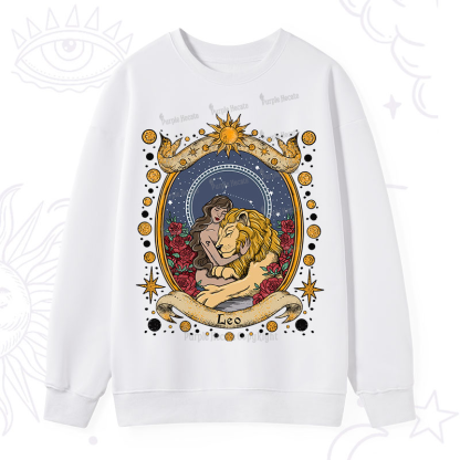 Purplehecate Celestial Leo Zodiac Sweatshirt