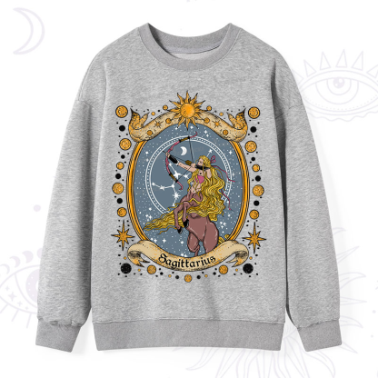 Purplehecate Celestial Sagittarius Zodiac Sweatshirt