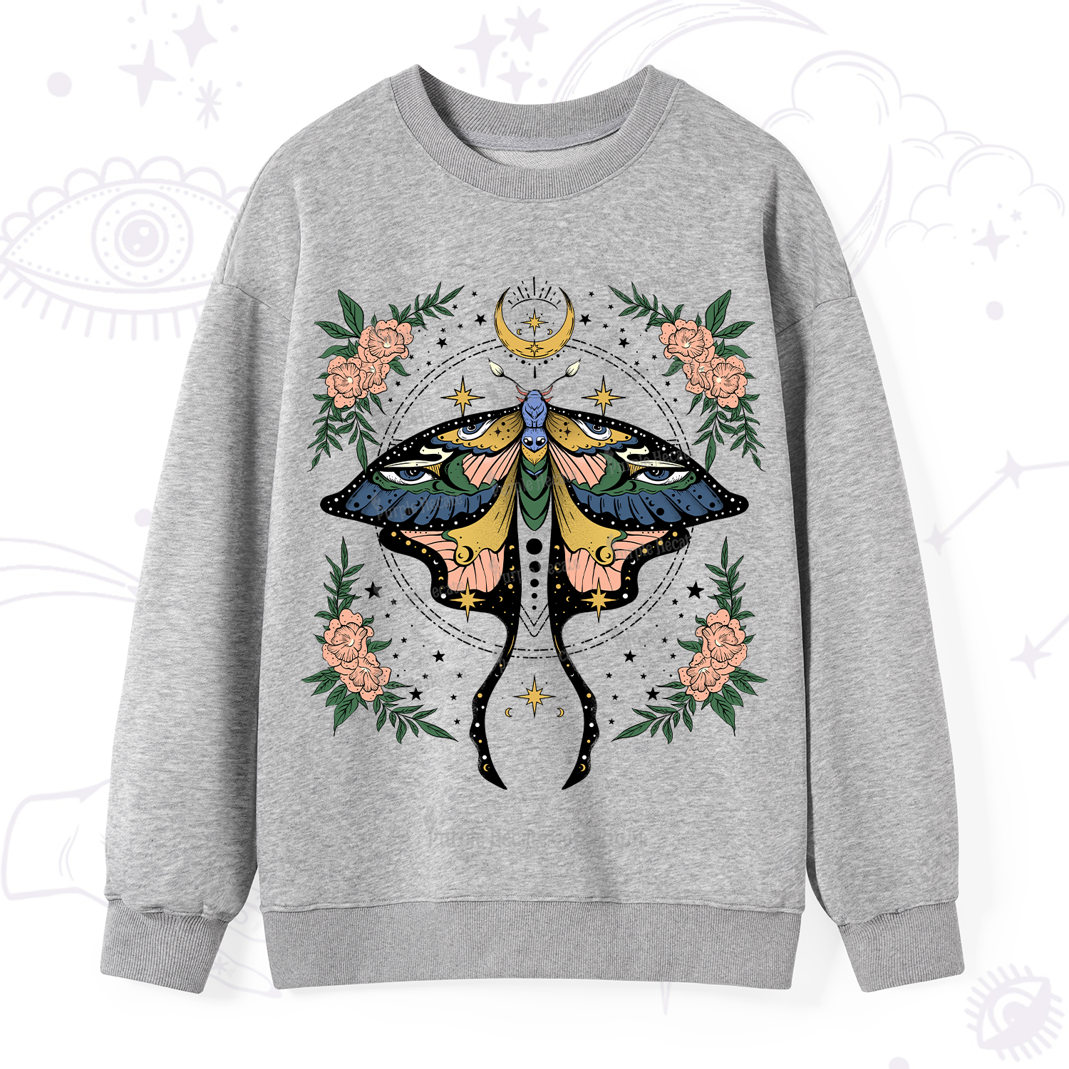 Purplehecate Mystical Moth Sweatshirt