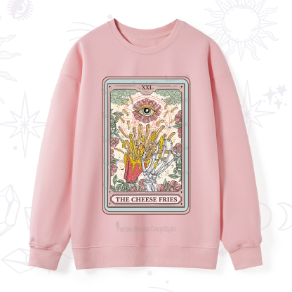 Purplehecate The Cheese Fries Tarot Sweatshirt