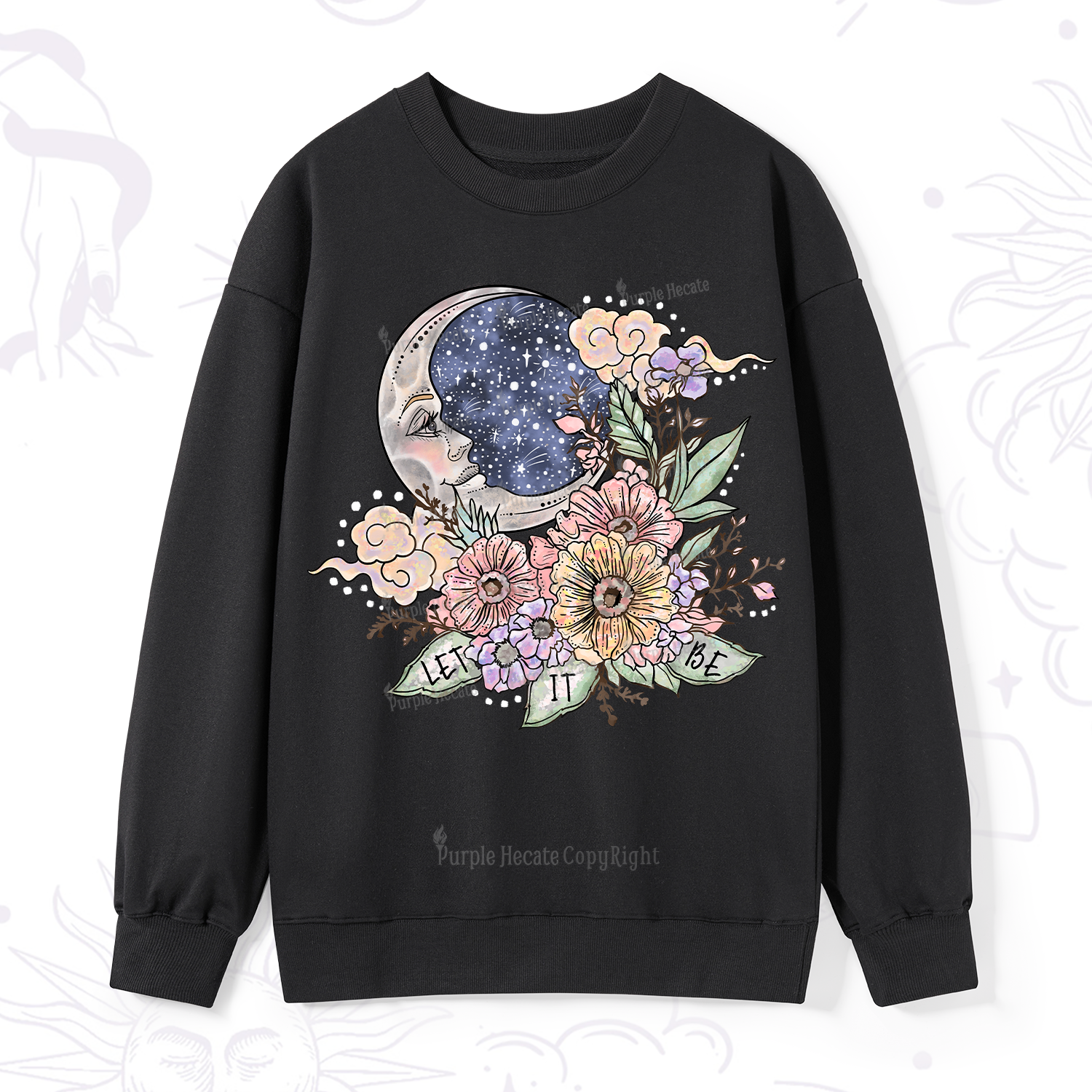 Purplehecate Let It Be Sweatshirt