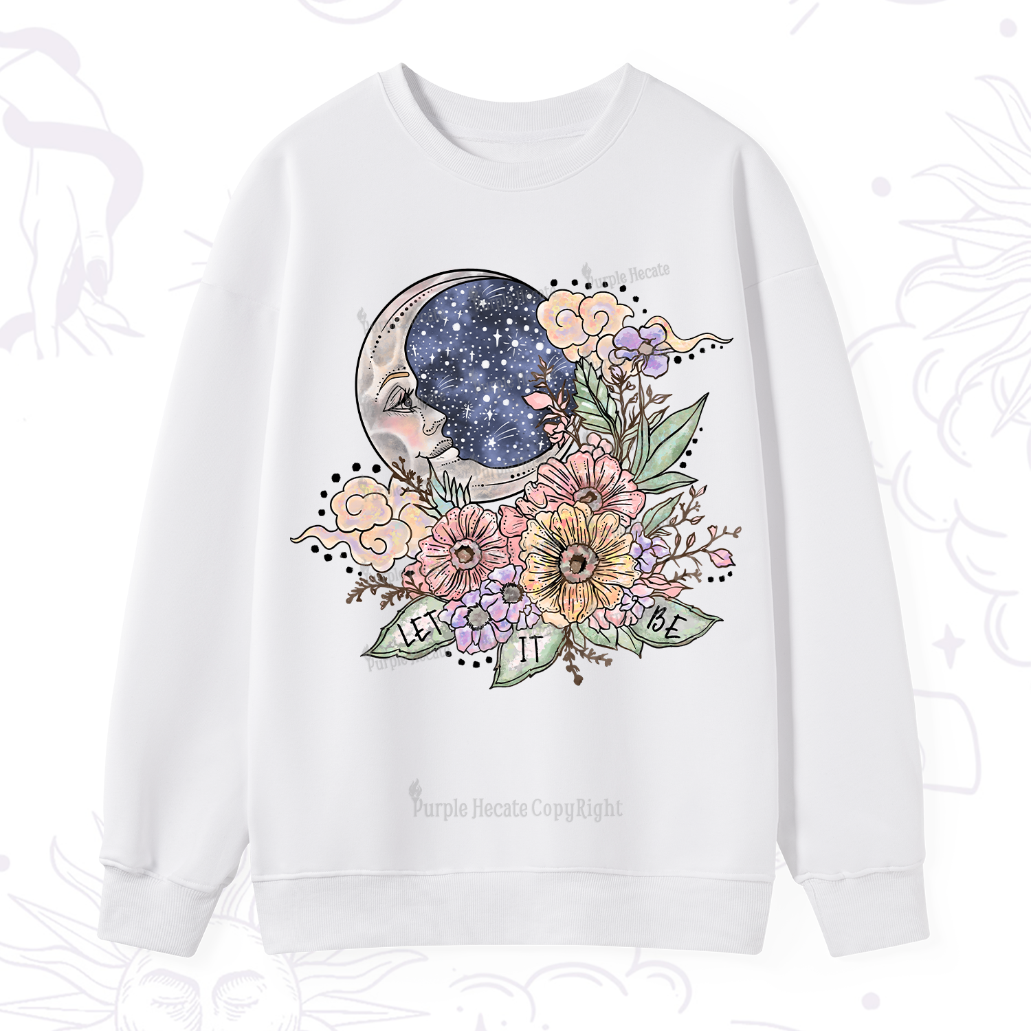Purplehecate Let It Be Sweatshirt