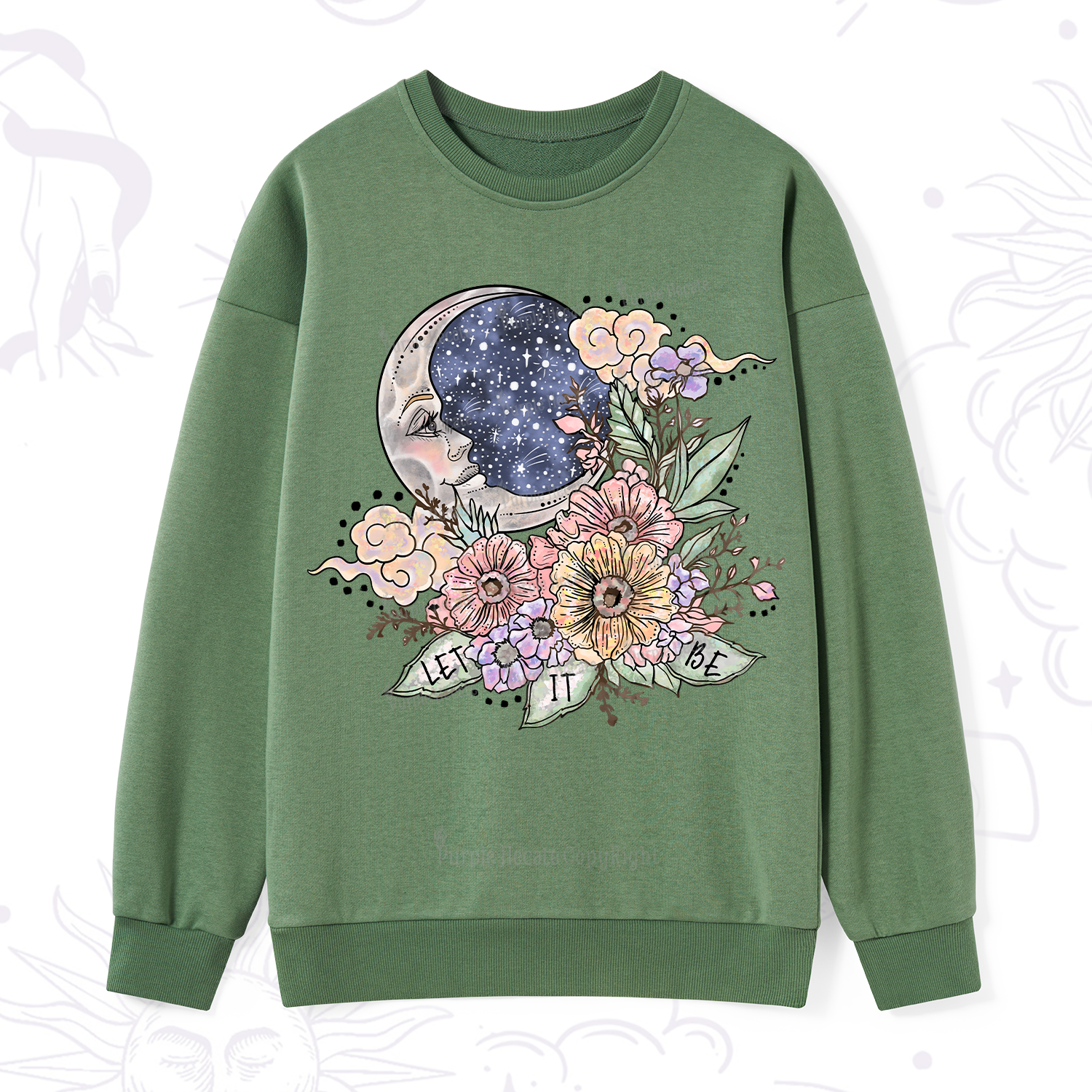 Purplehecate Let It Be Sweatshirt