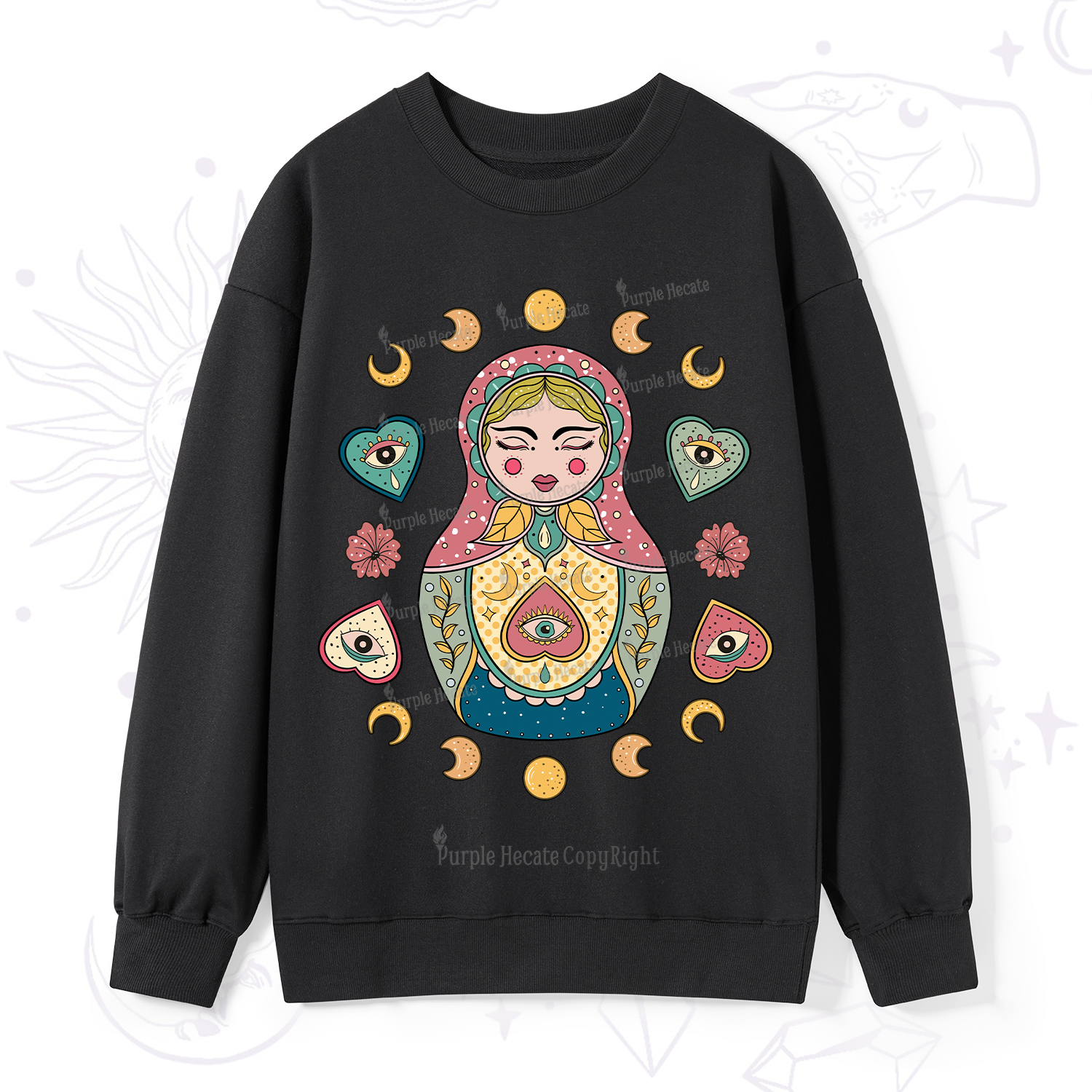 Purplehecate Nesting Doll Sweatshirt