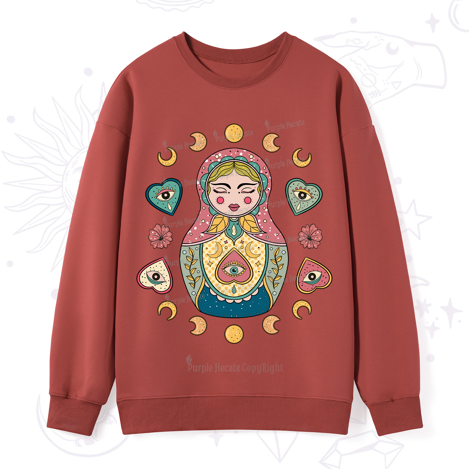 Purplehecate Nesting Doll Sweatshirt