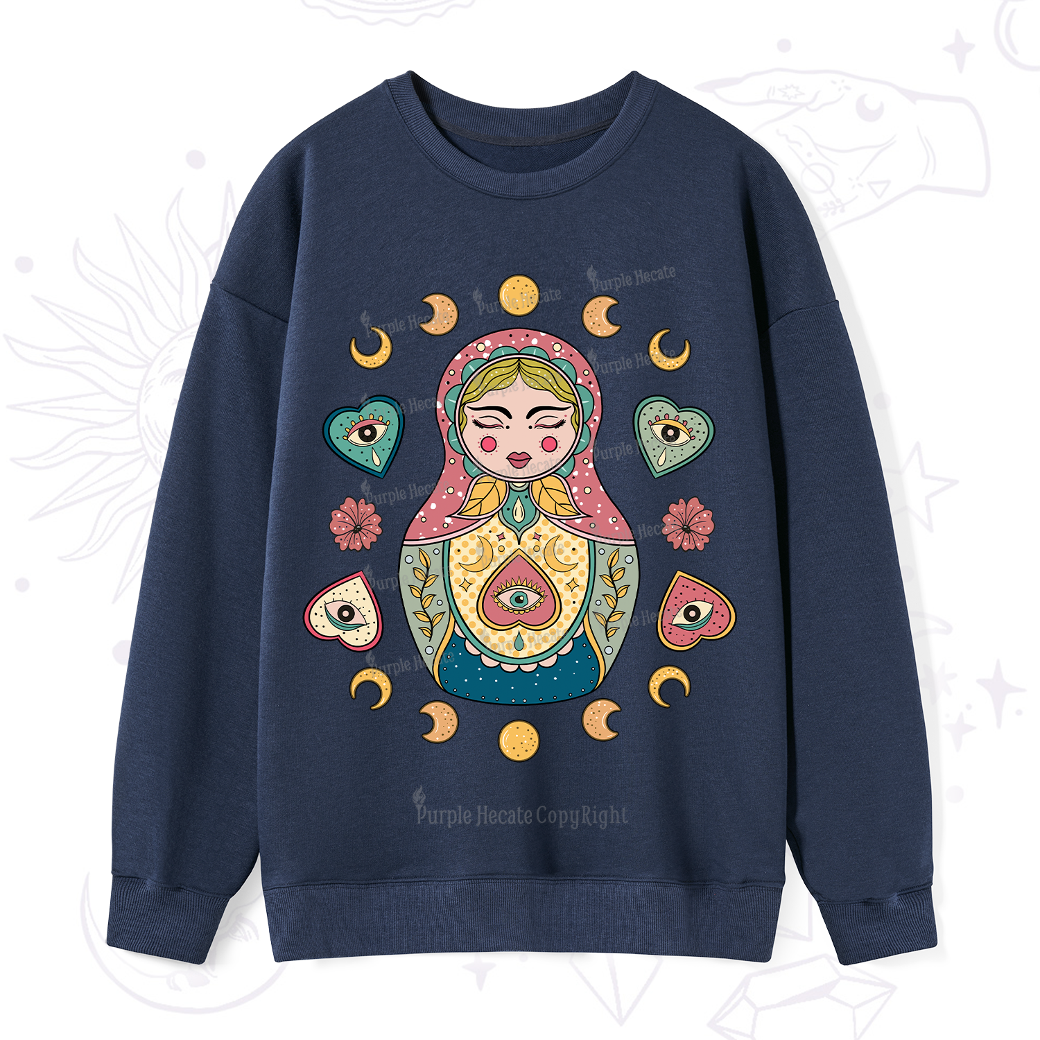 Purplehecate Nesting Doll Sweatshirt