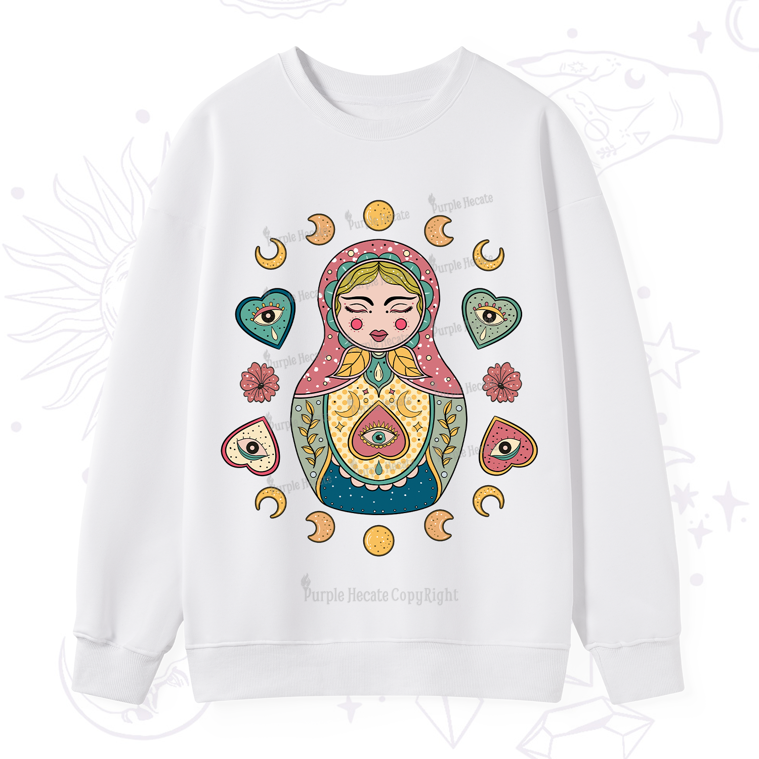 Purplehecate Nesting Doll Sweatshirt