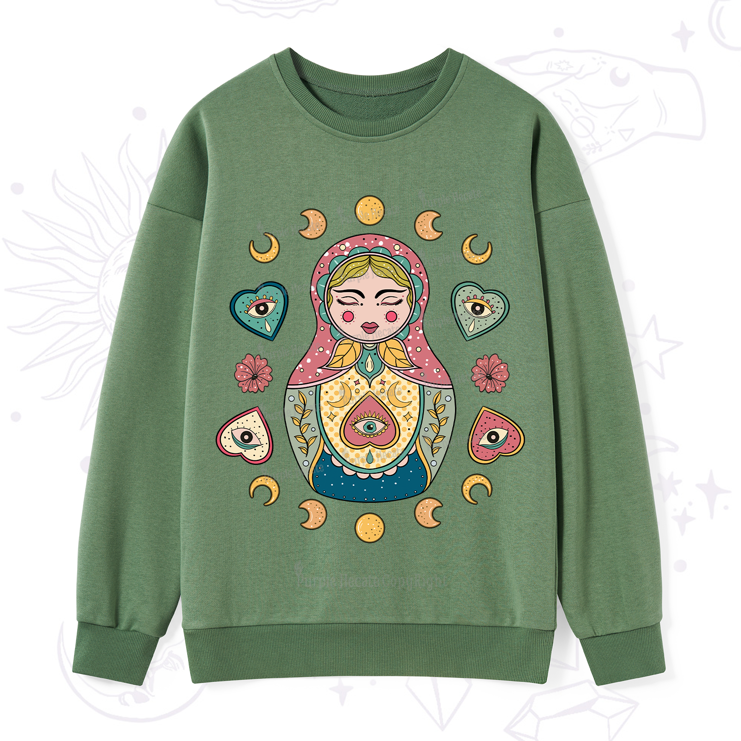 Purplehecate Nesting Doll Sweatshirt