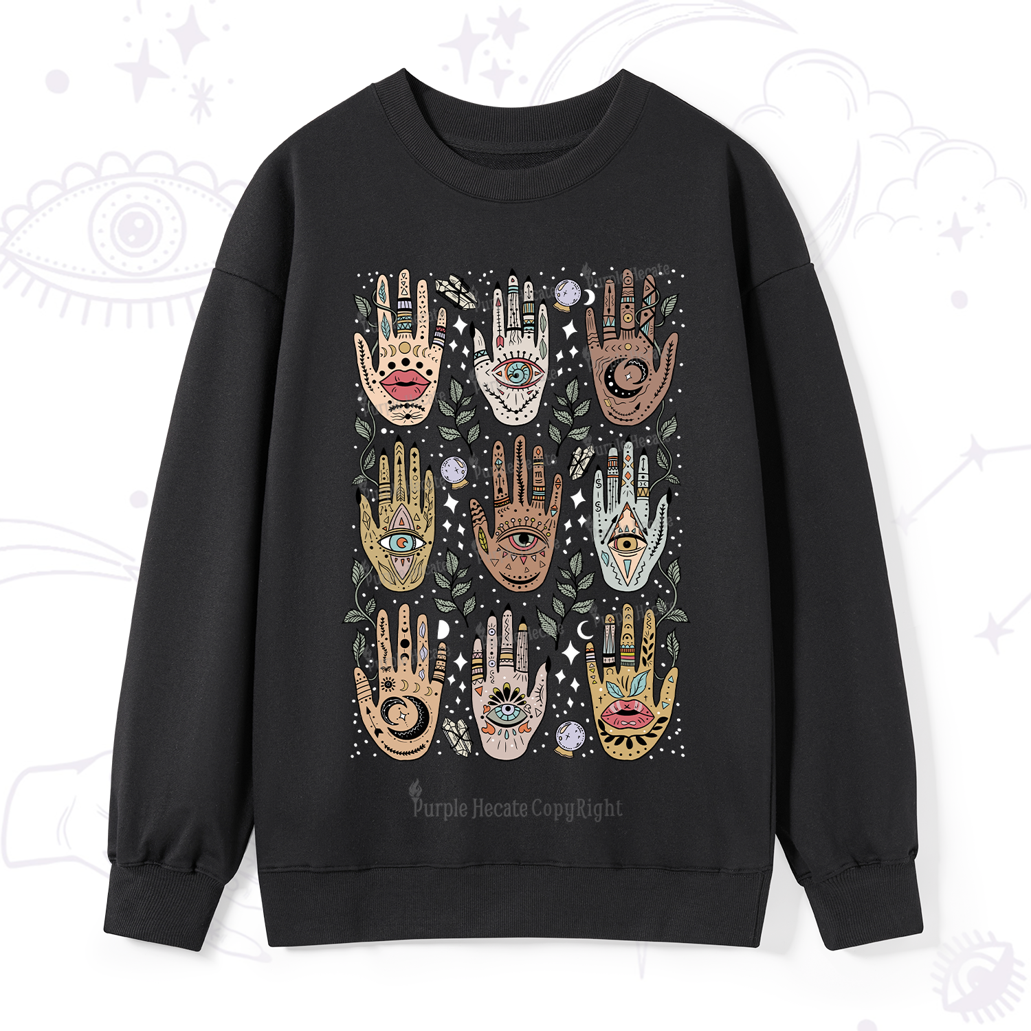 Purplehecate Helping Hands Sweatshirt