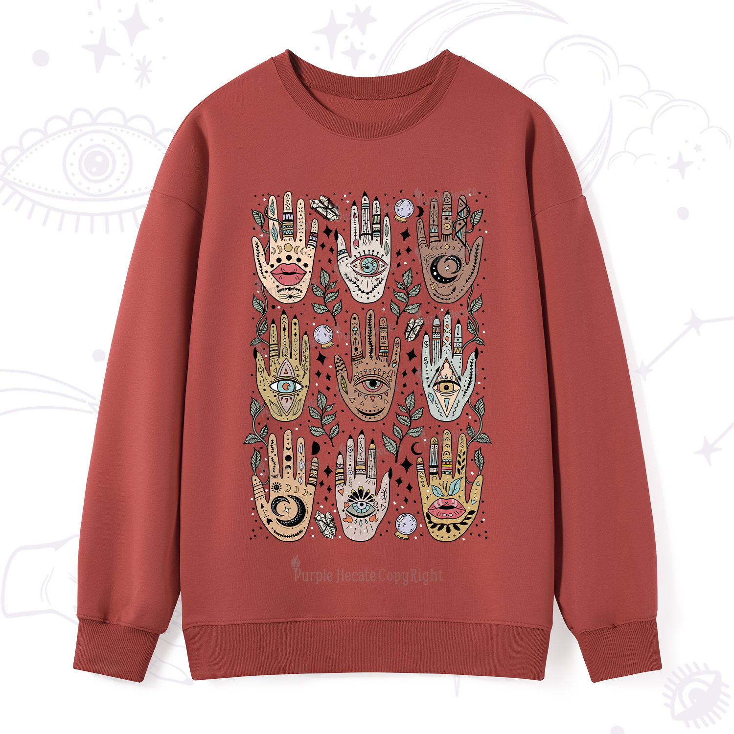 Purplehecate Helping Hands Sweatshirt