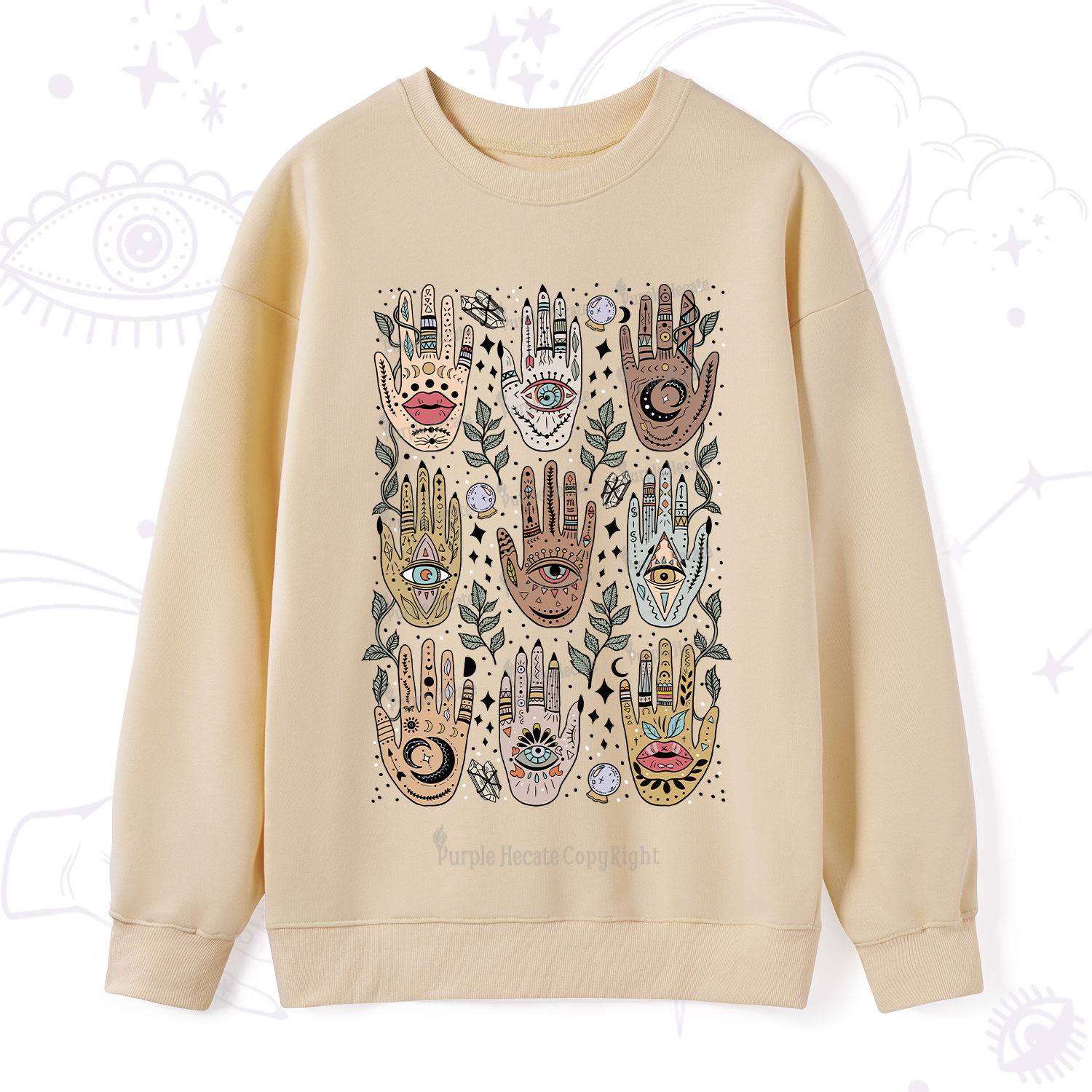 Purplehecate Helping Hands Sweatshirt