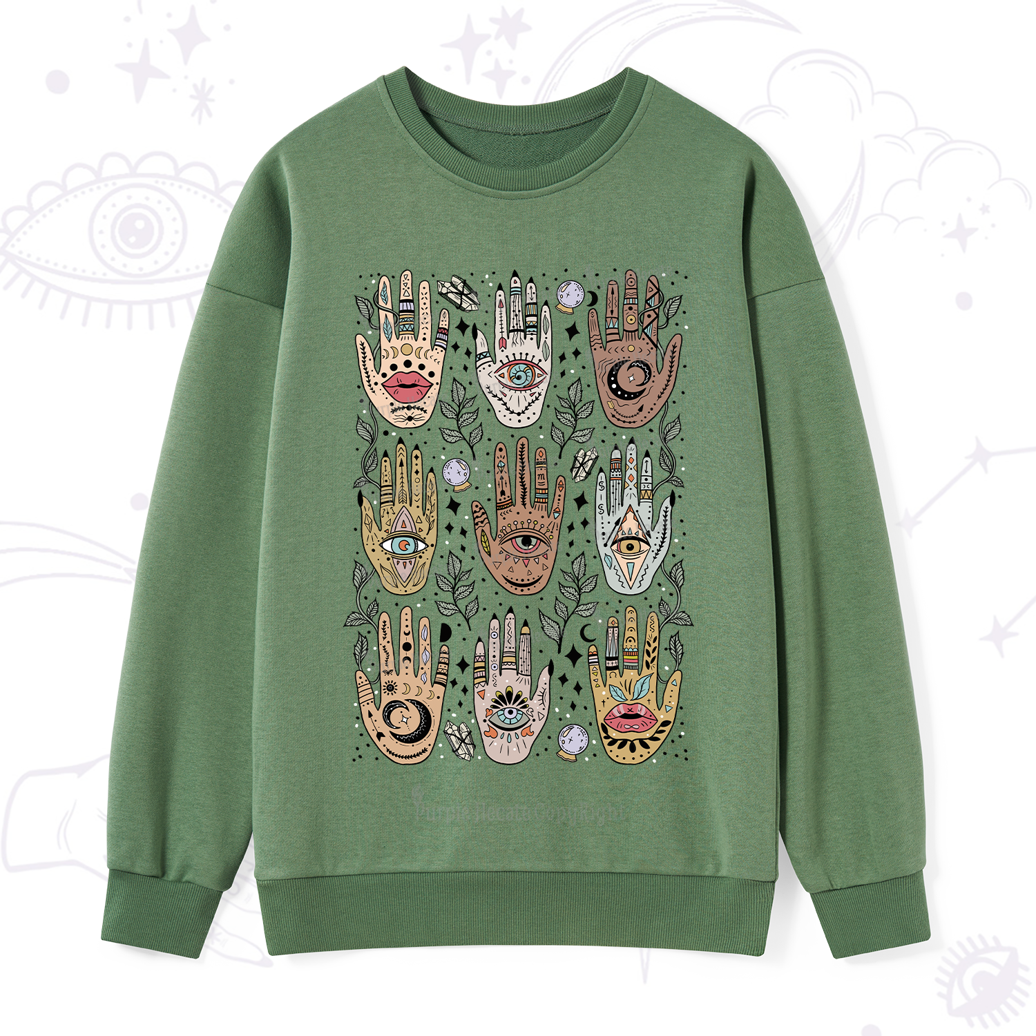 Purplehecate Helping Hands Sweatshirt