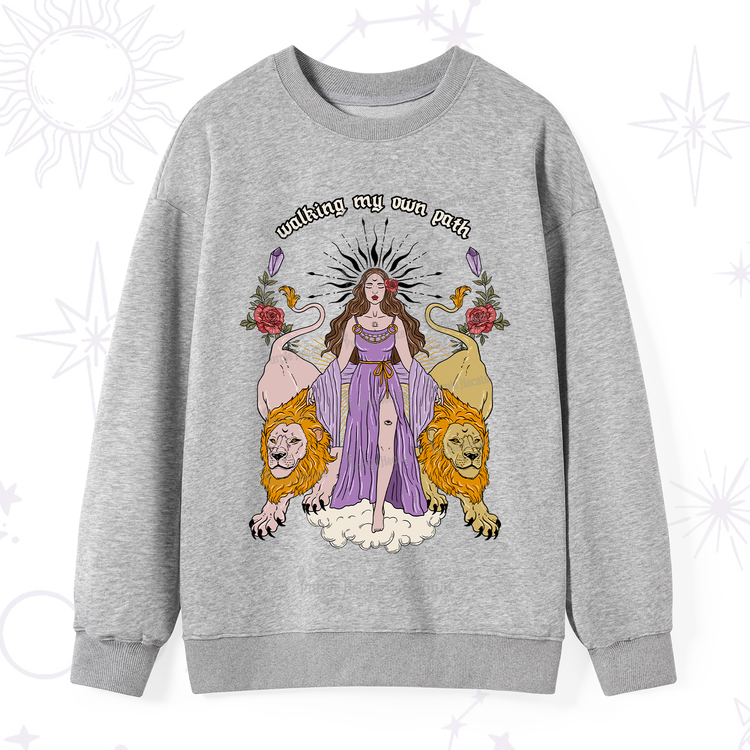 Purplehecate The Goddess Walking My Own Path Sweatshirt