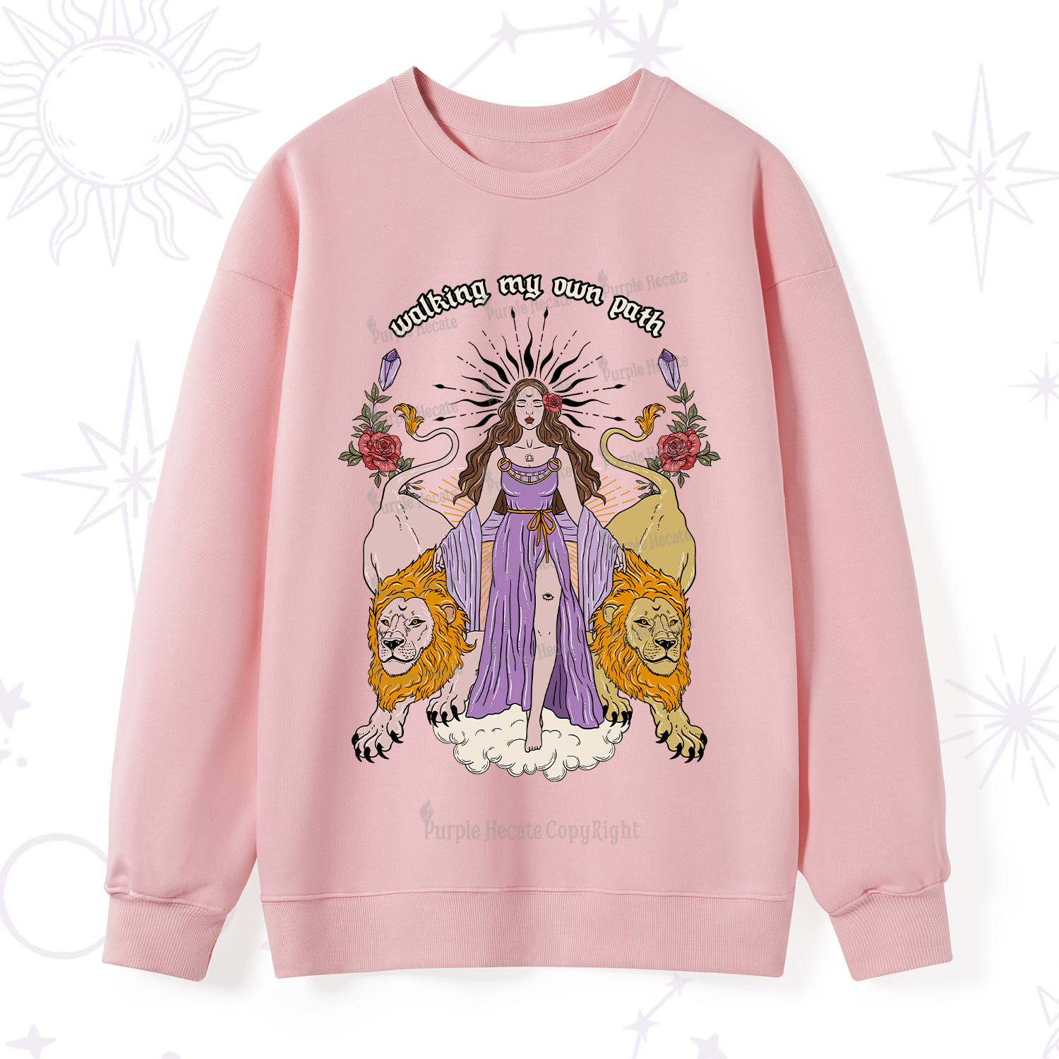 Purplehecate The Goddess Walking My Own Path Sweatshirt