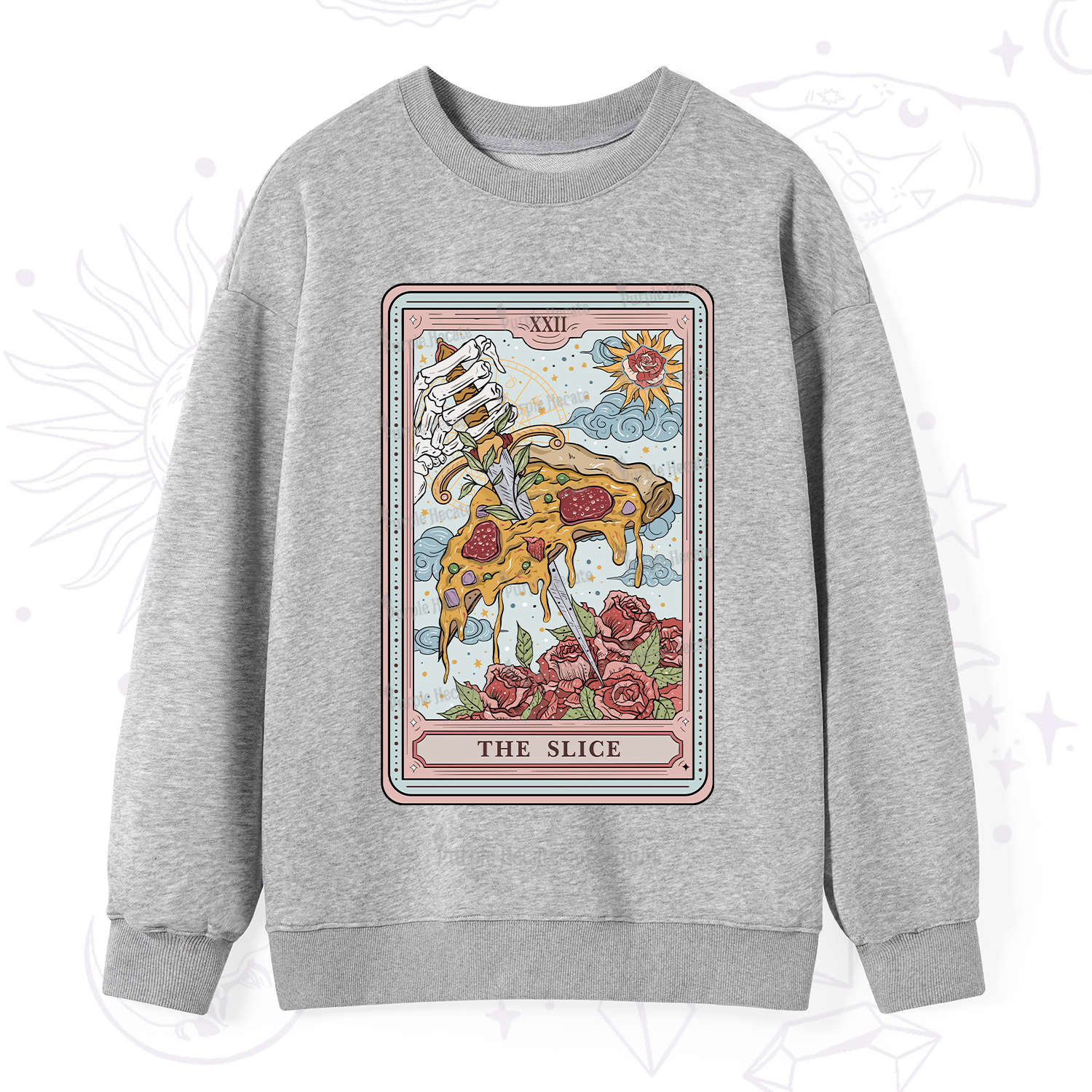 Purplehecate The Slice Tarot Sweatshirt