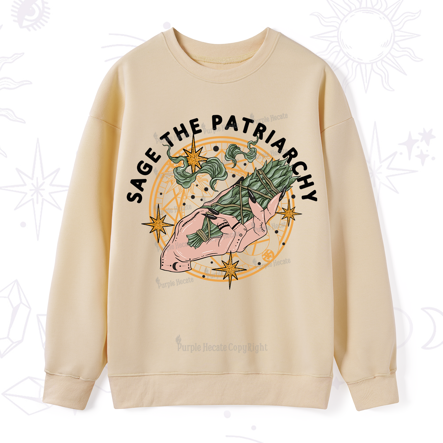 Purplehecate Sage The Patriarchy Sweatshirt